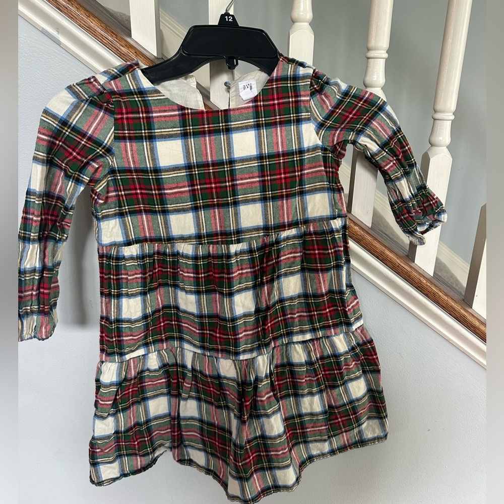 GapKids Girls plaid holiday / Christmas dress